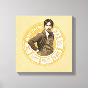 Rajesh Info Graphic Leinwanddruck