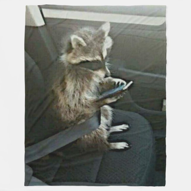 RAKCOON FLEECEDECKE (Vorderseite)