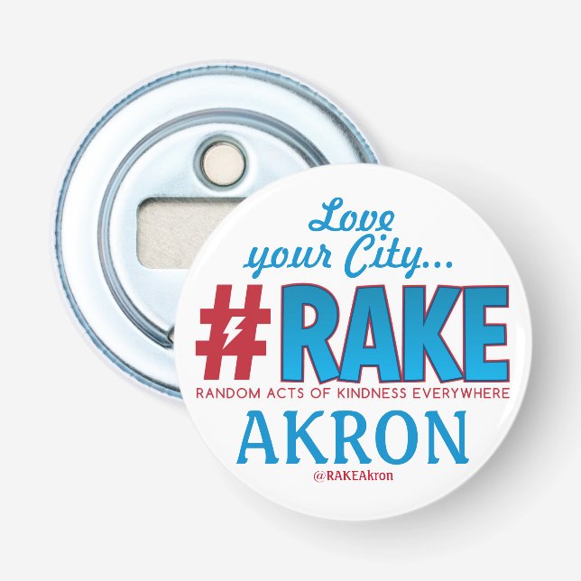 #RAKE Akron-Flaschen-Öffner Flaschenöffner (Vorderseite)