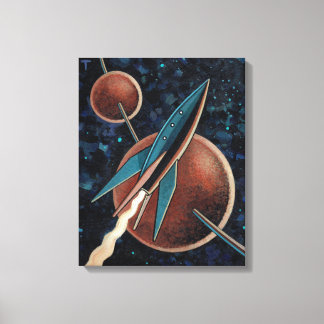 Rakete #123 leinwanddruck