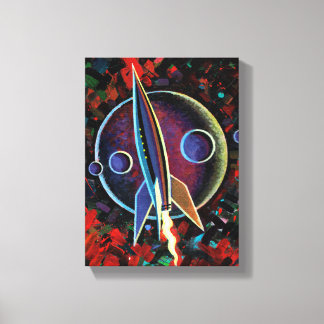 Rakete #54 leinwanddruck