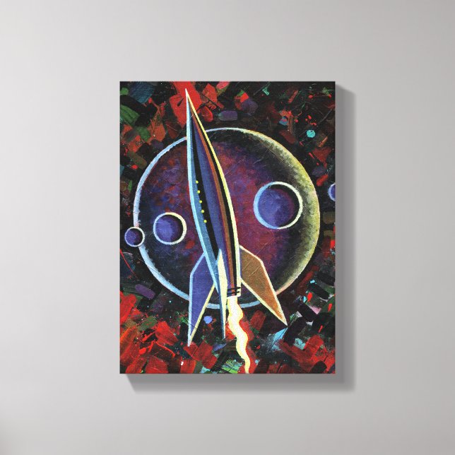 Rakete #54 leinwanddruck (Vorderseite)