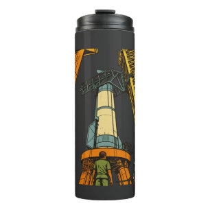 Rakete für die nächste Generation für den tiefen W Thermosbecher