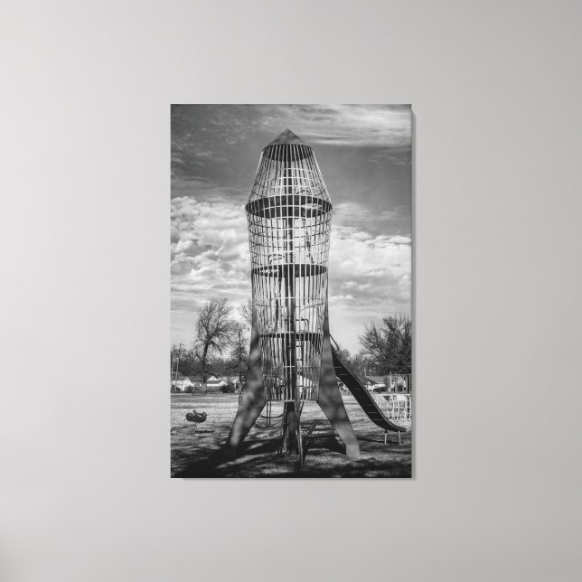 Rakete Leinwanddruck (Vorderseite)
