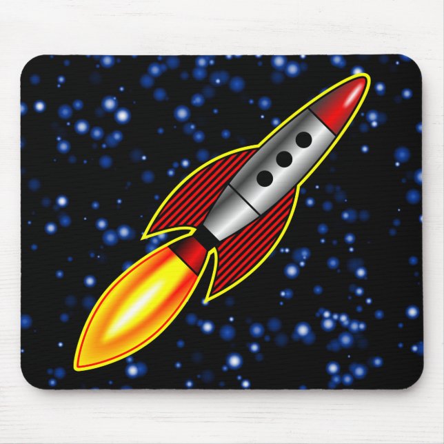 Rakete Mousepad (Vorne)