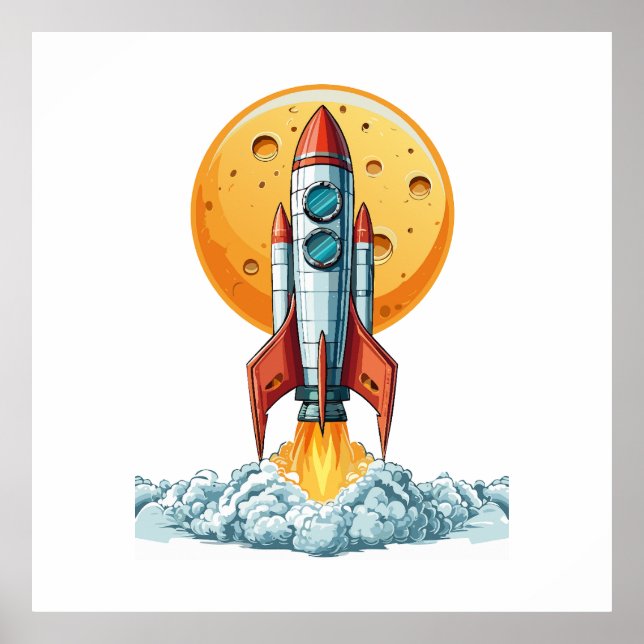 Rakete Poster (Vorne)