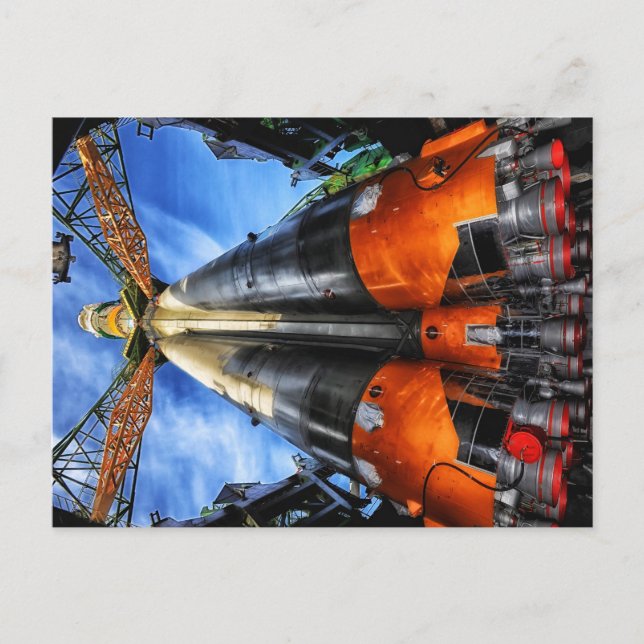 Rakete Postkarte (Vorderseite)