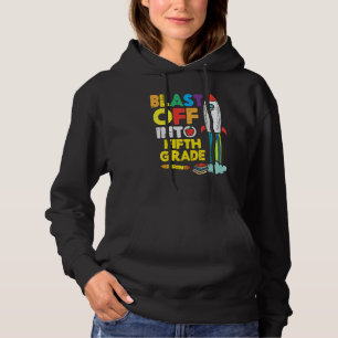 Rakete startet in die fünfte Klasse 5. Erster Schu Hoodie