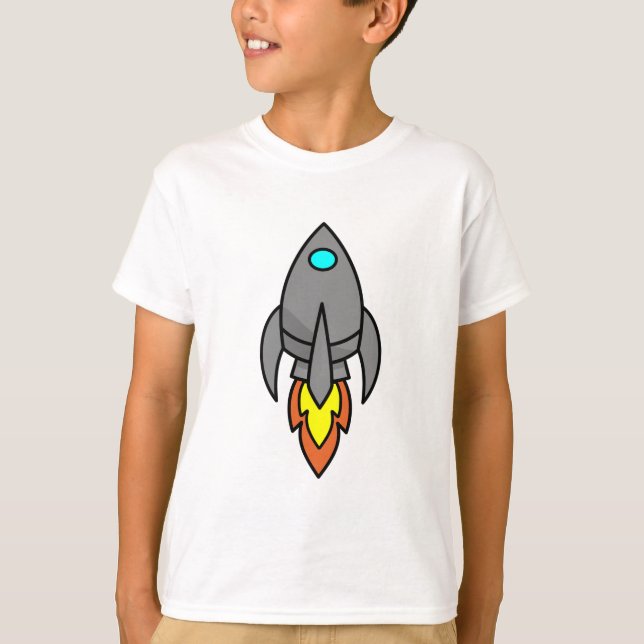 Rakete T-Shirt (Vorderseite)