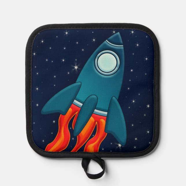 Rakete Topflappen (Vorderseite)
