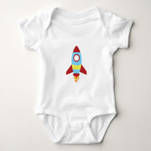 Raketen-Raumschiff-Start Baby Strampler