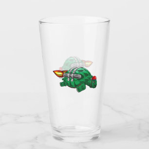 Raketen-Schildkröte Glas
