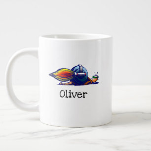 Raketen-Schnecken-Spezialtasse Jumbo-Tasse