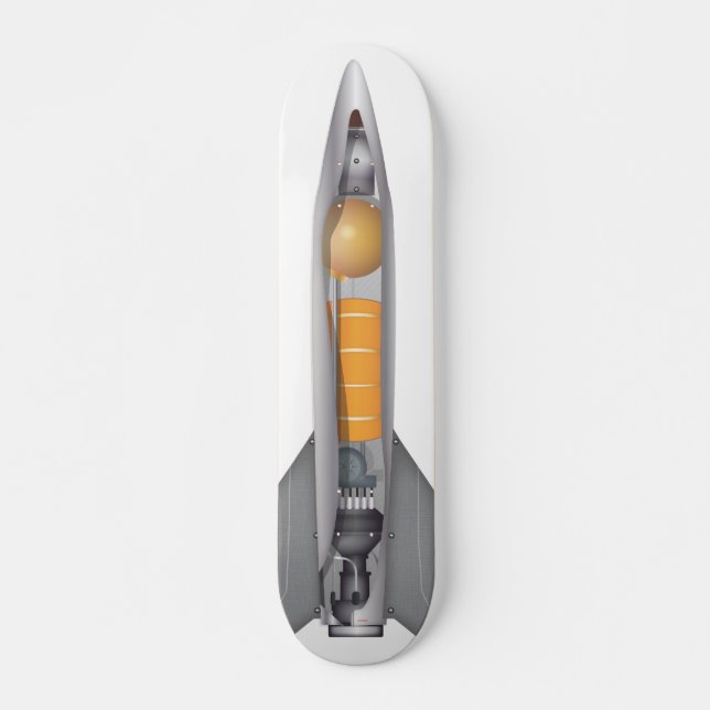 Raketen Skateboard (Vorne)