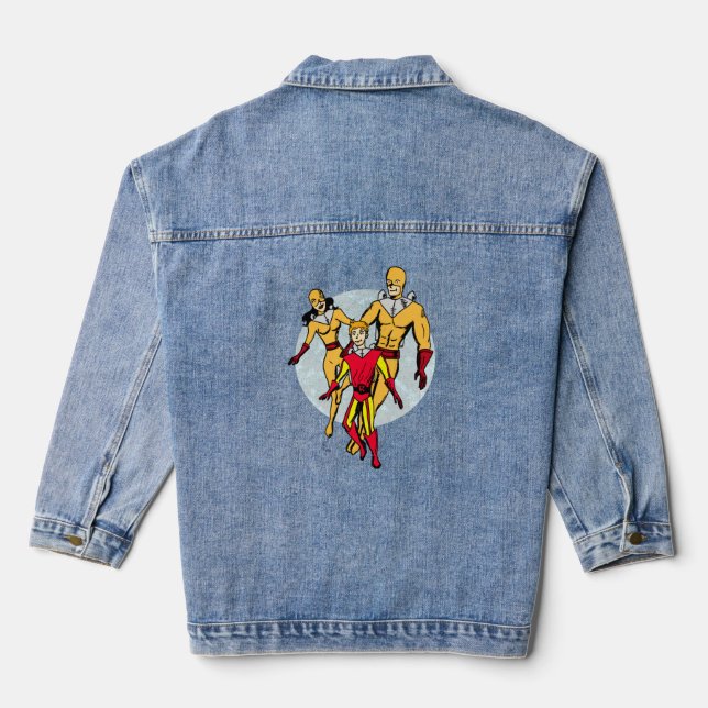 Raketen weg! jeansjacke (Rückseite)