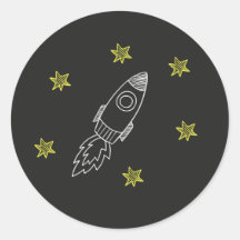 Raketenaufkleber