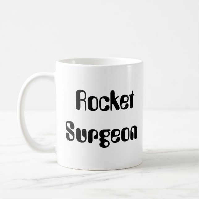 Raketenchirurg Kaffeetasse (Links)