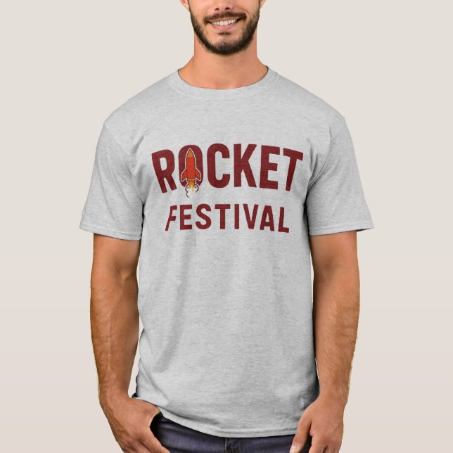 Raketenfest T-Shirt (Vorderseite)