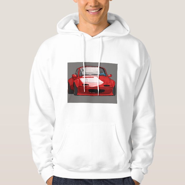 Raketenhäschen Mx5 Hoodie (Vorderseite)