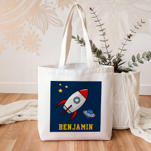 Raketenkinder im Weltraum Tragetasche