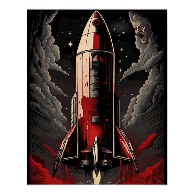 Raketenkrieg Poster (Vorderseite)