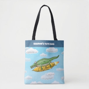 Raketenkrokodil Tasche