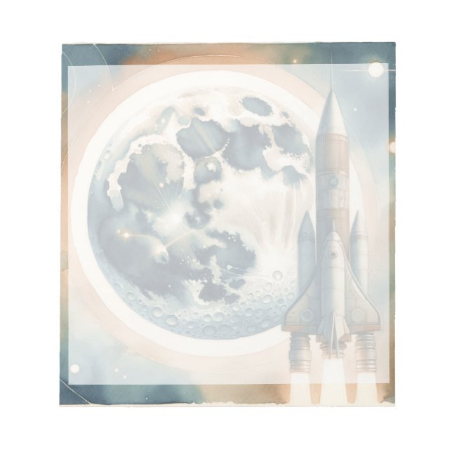 Raketenmoorraum Notizblock (Vorderseite)