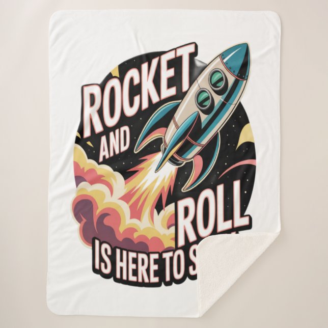 Raketenrolle  sherpadecke (Vorderseite)