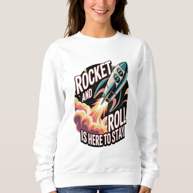 Raketenrolle  sweatshirt (Vorderseite)