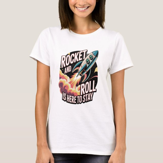Raketenrolle  T-Shirt (Vorderseite)