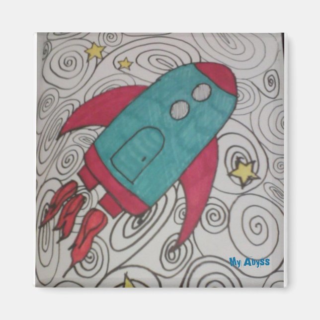 Raketenschiff Magnet (Vorne)