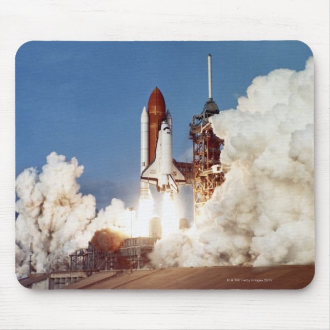 Raketenstart 2 mousepad (Vorne)