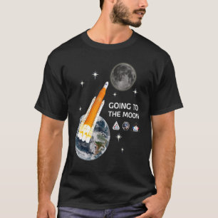 Raketenstart auf den Mond T-Shirt