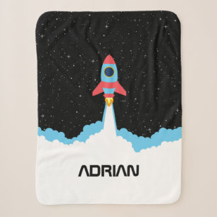 Raketenstart im Weltraum-Individuelle Name Sherpadecke