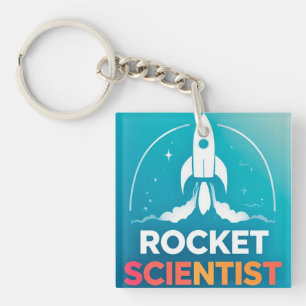 🚀 Raketenstart-Leuchten 🌈 Lebendige Weltraum-Abe Schlüsselanhänger