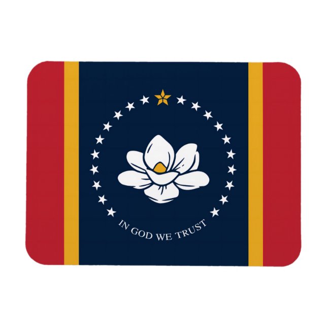 Raketenstütze neue Flagge usa vereinte Staaten Ame Magnet (Horizontal)
