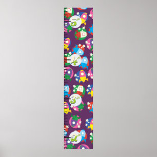 Raketenwachstumsdiagramm. Poster