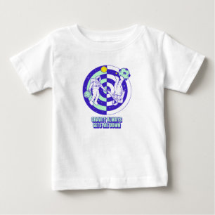 Raketenwissenschaft Astronaut Cartoon Geek-Shirt Baby T-shirt