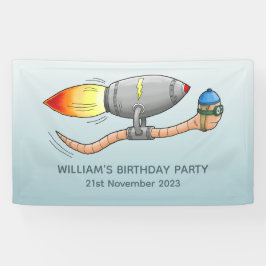 Raketenwurm Banner