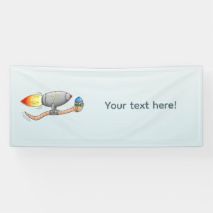 Raketenwurm Banner