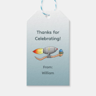 Raketenwurm Geschenkanhänger