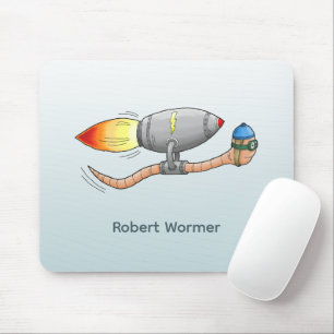 Raketenwurm Mousepad