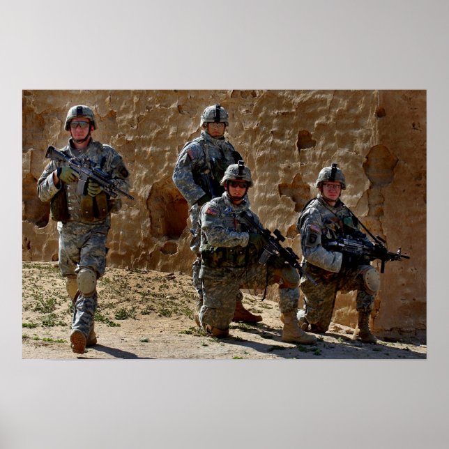 Rakkasan 101. Im Flugzeug Poster (Vorne)