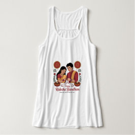 Raksha Bandhan  Flowy Racerback Tank Top