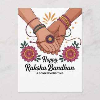 Raksha Bandhan-Postkarte Postkarte