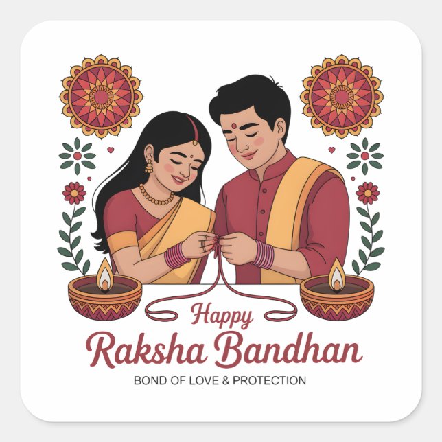 Raksha Bandhan Sticker (Devant)