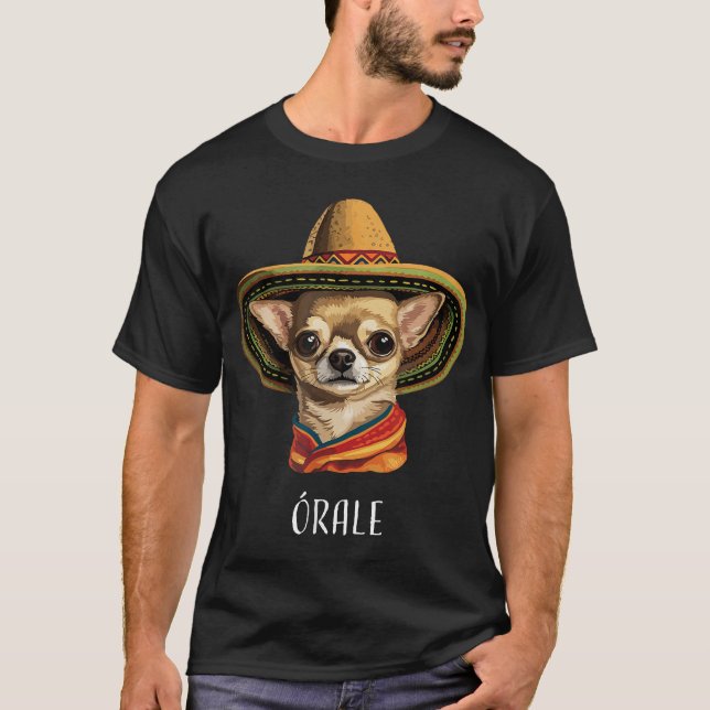 Rale Spanish Chihuahua T-Shirt (Vorderseite)