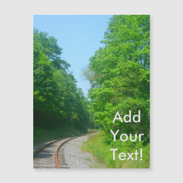 Raleigh Landkreis Tracks Magnetkarte (Vorderseite)