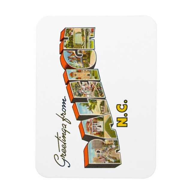 Raleigh NC Magnet (Vertikal)