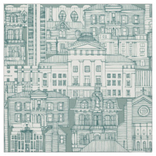 Raleigh NC-Toile Jade Fabric Stoff